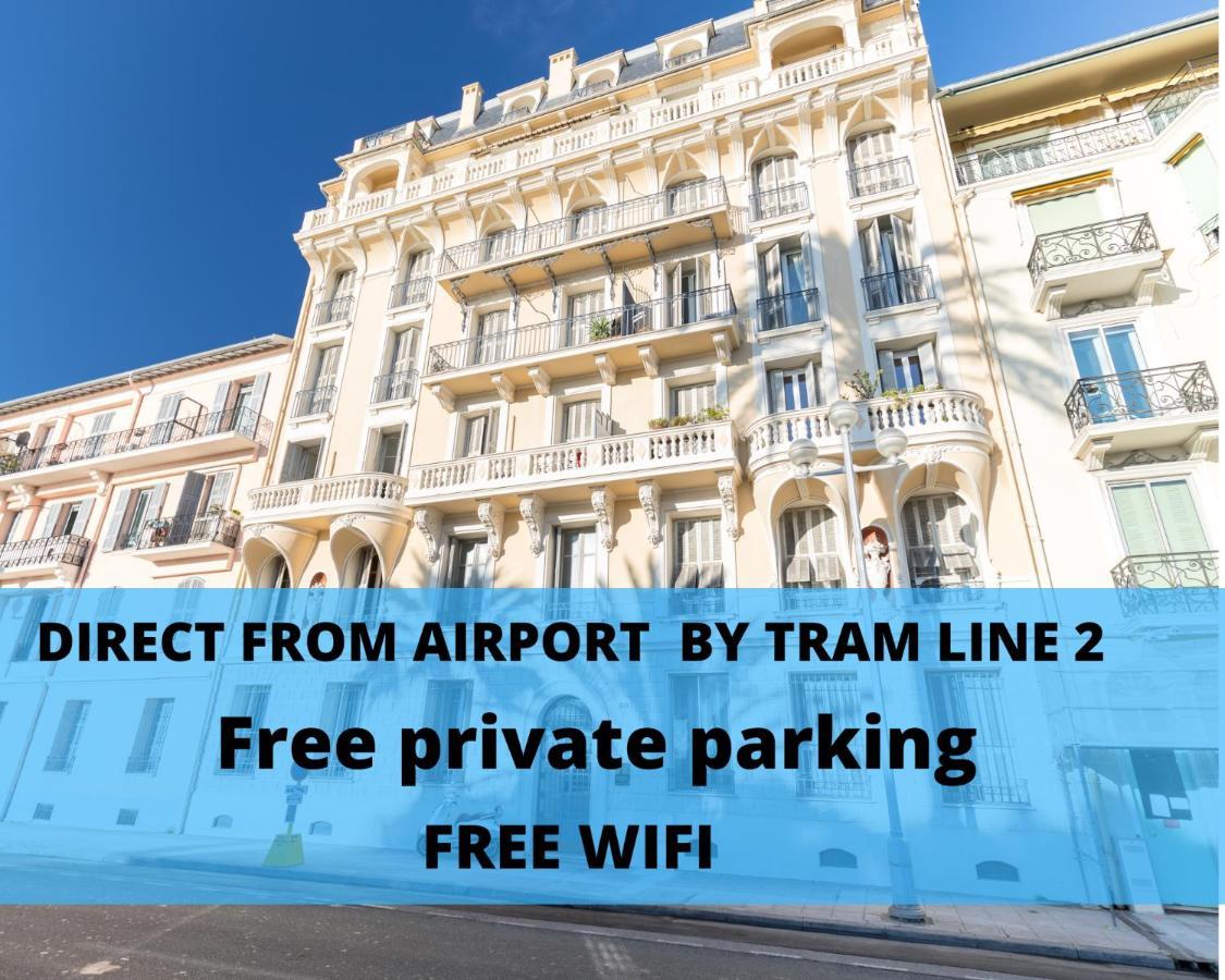 Le 323 Prom - 2 Chambres - Ac - Parking - Tram Et Supermarche Proches - Front De Mer Ницца Экстерьер фото
